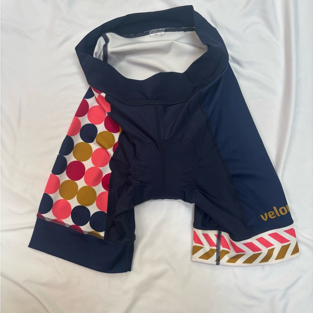 Velrosa cycling shorts navy blue padded medium